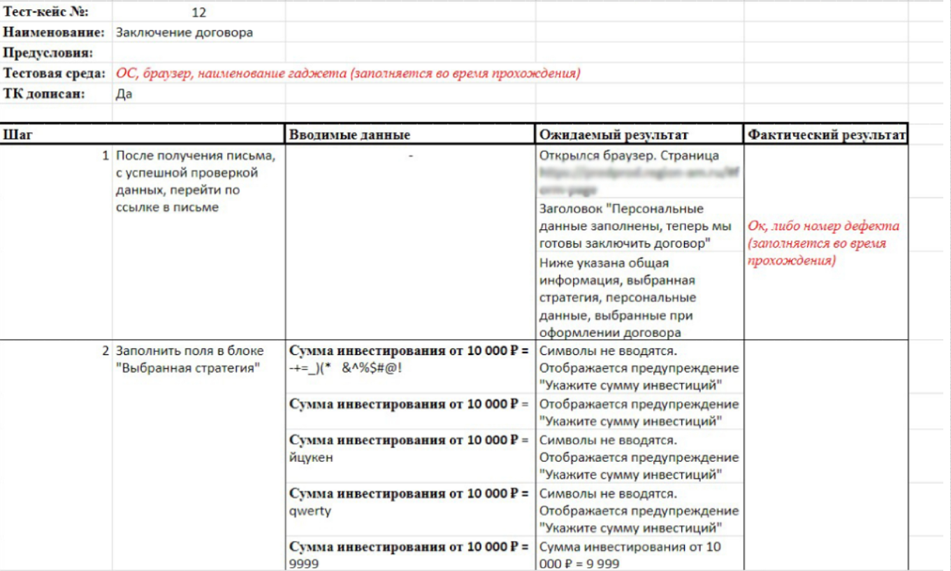 Чек лист регистрации