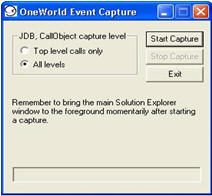 Окно программы Event Capture